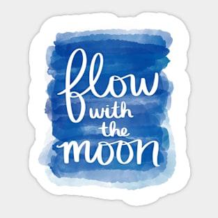 Flow with the Moon Sticker